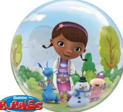 Erikoisfoliopallot> Lääkäri McStuffins, läpikuultava kuplailmapallo
