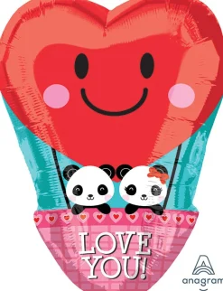 Ystävänpäivä|Muotofoliopallot>Anagram International Inc, 7700 Anagram Drive, MN 55344-7307, USA, http://www.anagramballoons.com/ Love you panda pienmuotofolio