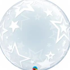 Joulu|Erikoisilmapallot> Läpinäkyvä tähdet deco kuplailmapallo