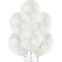 Painetut Ja Kuvioidut Ilmapallot>Belbal sp.zo.o, ul.Skarszewska 1, 83 - 110 Tczew, www.belbal.com Lumihiutaleet ilmapallo 30 cm 6 kpl/pss