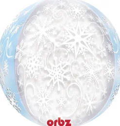 Erikoisfoliopallot>Anagram International Inc, 7700 Anagram Drive, MN 55344-7307, USA, http://www.anagramballoons.com/ Lumihiutaleet pallokas 3D muotofoliopallo