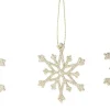Joulu|Muut Ripustettavat Koristeet>Weiste Lumihiutale ripustettava 6 cm 3 kpl/pkt
