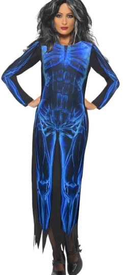 Halloween|Aikuisten Naamiaisasut>Goodmark Europe NV, Industrielaan 15, 8520 Kuurne, www.goodmarkgroup.com Luuranko aikuisten naamiaisasu L