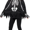 Lasten Naamiaisasut|Halloween>Smiffys II Ltd., New Lane, Leeds, LS11 5DZ United Kingdom, www.smiffys.com Luurankoasu poncho ja hansikkaat lasten