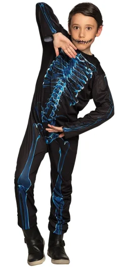 Lasten Naamiaisasut|Halloween>Boland Party Partners, P. O. Box 518, AK ALPHEN A/D RIJN, https://boland.eu Luurankohaalari Mr X-ray lasten naamiaisasu