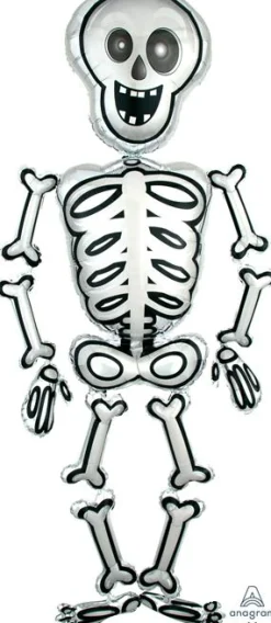 Kävelevät Foliopallot|Halloween>Anagram International Inc, 7700 Anagram Drive, MN 55344-7307, USA, http://www.anagramballoons.com/ Luuranko kävelevä foliopallo L