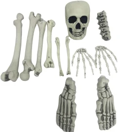 Eläimet, Hahmot Ja Ötökät|Halloween>Ilmapallokeskus Balloon Center Oy Part of Toyrock Group, Tiilipojanlenkki 9, 01720 VANTAA, www.ilmapallokeskus.fi Luurankosetti 12 osaa