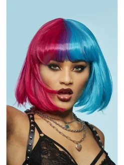 Penkkarit|Muut Asusteet>Smiffys II Ltd., New Lane, Leeds, LS11 5DZ United Kingdom, www.smiffys.com Manic Panic peruukki Blue Valentine Glam Doll Wig