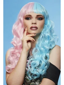 Penkkarit|Muut Asusteet>Smiffys II Ltd., New Lane, Leeds, LS11 5DZ United Kingdom, www.smiffys.com Manic Panic peruukki Cotton Candy Angel Siren