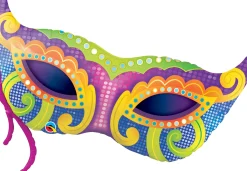 Muotofoliopallot> Mardi gras-silmikko muotofoliopallo