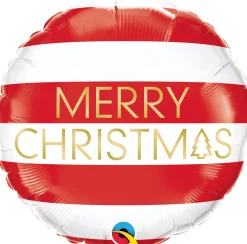 Pienet Foliopallot|Joulu> Merry Christmas foliopallo