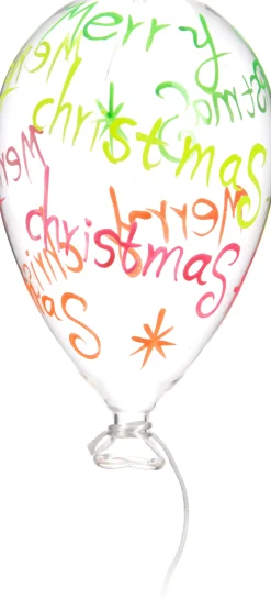 Joulu>Koopman International B.V., Distelweg 88, 1031 HH AMSTERDAM, www.koopmanint.com Merry Christmas lasinen koristeilmapallo 20cm