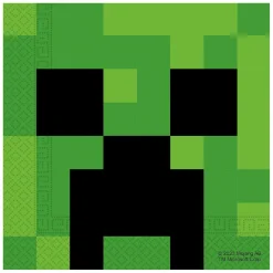 Minecraft|Lautasliinat>Procos S.A., 56th KLM Paleas Ethnikis, 320-11 Inofita Greece, www.procos.gr Minecraft suuri lautasliina 33 x 33 cm 20 kpl/pkt