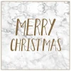 Joulu|Muut Juhlatarvikkeet>Artebene Gmbh Mini joulukortti - Merry Christmas marmori