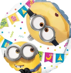 Pienet Foliopallot>Anagram International Inc, 7700 Anagram Drive, MN 55344-7307, USA, http://www.anagramballoons.com/ Minion 2 foliopallo