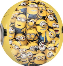 Erikoisfoliopallot>Anagram International Inc, 7700 Anagram Drive, MN 55344-7307, USA, http://www.anagramballoons.com/ Minion Kätyri pallokas 3D muotofoliopallo