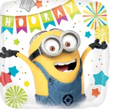 Pienet Foliopallot>Anagram International Inc, 7700 Anagram Drive, MN 55344-7307, USA, http://www.anagramballoons.com/ Minion kätyrit juhlii foliopallo