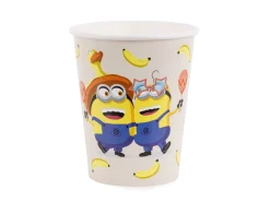 Lasit Ja Mukit>PartyDeco sp. z o.o. sp. k., ul. Kolumba 1, 70-035 Szczecin, www.partydeco.com Minion pahvimuki 250 ml 6 kpl/pkt