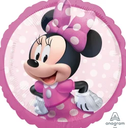 Pienet Foliopallot|Vappu>Anagram International Inc, 7700 Anagram Drive, MN 55344-7307, USA, http://www.anagramballoons.com/ Minni Hiiri iloisena foliopallo