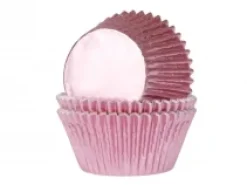Muffinssivuoat Ja Kakkupaperit|Muut Juhlatarvikkeet>Confetti Oy, Moukarikuja 4 C 1, 4300 TUUSULA, www.confetti.fi Muffinivuoka, metallinhohtoinen vaaleanpunainen