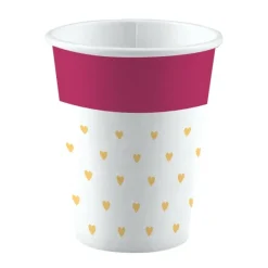 Ystävänpäivä|Lasit Ja Mukit>IV Beck / Amscan Europe GmbH, Dettinger Str. 148, 73230 Kirchheim/Teck, Germany, www.amscan-europe.com Muki sydämet 250 ml 8 kpl/pkt