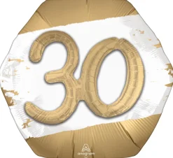 Muotofoliopallot>Anagram International Inc, 7700 Anagram Drive, MN 55344-7307, USA, http://www.anagramballoons.com/ Multi balloon Golden age 30 P75