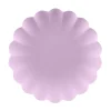 Lautaset|Värikattaus>Juhlamaailma Muovilautanen violetti 22 x 22 cm uudelleenkäytettävä 4 kpl/pkt
