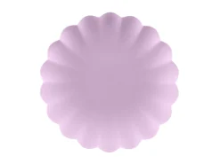 Lautaset|Värikattaus>Juhlamaailma Muovilautanen violetti 22 x 22 cm uudelleenkäytettävä 4 kpl/pkt