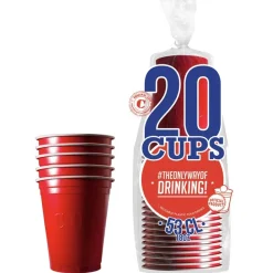 Värikattaus|Lasit Ja Mukit>Sarl Original Cup / Gérant Associé, 59 rue de Ponthieu, 75008 Paris, www.originalcup.com Muovimuki konepestävä punainen 530 ml 20 kpl/pkt