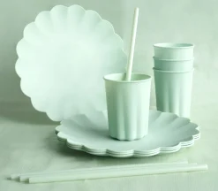 Juomatarvikkeet|Värikattaus>PartyDeco sp. z o.o. sp. k., ul. Kolumba 1, 70-035 Szczecin, www.partydeco.com Muovipilli uudelleenkäytettävä puhdistusharjalla 23 cm vihreä 12 kpl/pkt