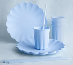 Juomatarvikkeet|Värikattaus>PartyDeco sp. z o.o. sp. k., ul. Kolumba 1, 70-035 Szczecin, www.partydeco.com Muovipilli uudelleenkäytettävä puhdistusharjalla 23 cm v.sininen 12 kpl/pkt