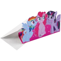 My Little Pony|Muut Juhlatarvikkeet>IV Beck / Amscan Europe GmbH, Dettinger Str. 148, 73230 Kirchheim/Teck, Germany, www.amscan-europe.com My Little Pony kutsukortit ja kirjekuoret
