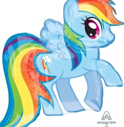 Muotofoliopallot|My Little Pony>Anagram International Inc, 7700 Anagram Drive, MN 55344-7307, USA, http://www.anagramballoons.com/ My Little Pony sateenkaari muotofoliopallo
