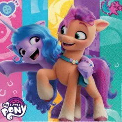 My Little Pony|Lautasliinat>IV Beck / Amscan Europe GmbH, Dettinger Str. 148, 73230 Kirchheim/Teck, Germany, www.amscan-europe.com My Little Pony suuri lautasliina 16 kpl/pkt