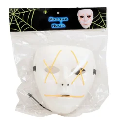 Naamarit Ja Silmikot|Halloween>Goodmark Europe NV, Industrielaan 15, 8520 Kuurne, www.goodmarkgroup.com Naamari halloween neon lajitelmatuote, 3 erilaista