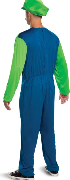 Penkkarit|Aikuisten Naamiaisasut>Markkinointi Suomela Oy, Taalintehtaankatu 2, 20750 TURKU, www.suomela.fi Nintendo Super Mario Luigi naamiaisiasu L/XL