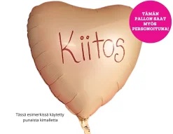 Yksiväriset Ilmapallot>Grabo Intl Srl, Via del Lavoro 33, 47853 CORIANO, ITALY, www.graboballoons.com Nude sydän foliopallo