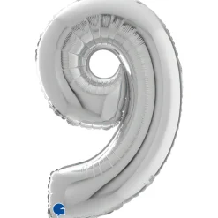 Numerofoliopallot>Grabo Intl Srl, Via del Lavoro 33, 47853 CORIANO, ITALY, www.graboballoons.com Numerofolio 9 hopeanvärinen 70 cm