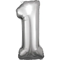Numerofoliopallot>Riethmüeller Numerofolio 1 hopeanvärinen 86 cm