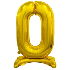 Numerofoliopallot|Erikoisilmapallot>GoDan S.A., ul. Atlasowa 17, 02-437 Warszawa, www.godan.pl Numerofolio 0 jalustalla kullanvärinen 74 cm