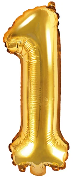 Numerofoliopallot|Erikoisilmapallot>PartyDeco sp. z o.o. sp. k., ul. Kolumba 1, 70-035 Szczecin, www.partydeco.com Numerofolio 1 kullanvärinen ilmatäytteinen 35 cm