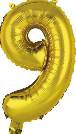 Numerofoliopallot>Riethmüeller Numerofolio 9 kullanvärinen puhallettava 35 cm