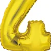 Erikoisilmapallot>Riethmüeller Numerofolio 4 kullanvärinen puhallettava 35 cm