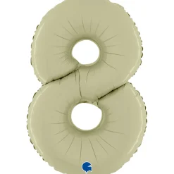 Numerofoliopallot>Grabo Intl Srl, Via del Lavoro 33, 47853 CORIANO, ITALY, www.graboballoons.com Numerofolio 8 oliivinvihreä 70 cm
