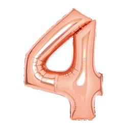 Numerofoliopallot>IV Beck / Amscan Europe GmbH, Dettinger Str. 148, 73230 Kirchheim/Teck, Germany, www.amscan-europe.com Numerofolio 4 ruusukullanvärinen 66 cm