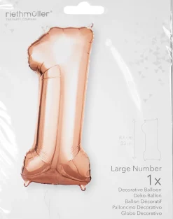 Numerofoliopallot>Riethmüeller Numerofolio 1 ruusukullanvärinen 86 cm