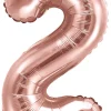 Erikoisilmapallot>PartyDeco sp. z o.o. sp. k., ul. Kolumba 1, 70-035 Szczecin, www.partydeco.com Numerofolio 2 ruusukullanvärinen ilmatäytteinen 35 cm