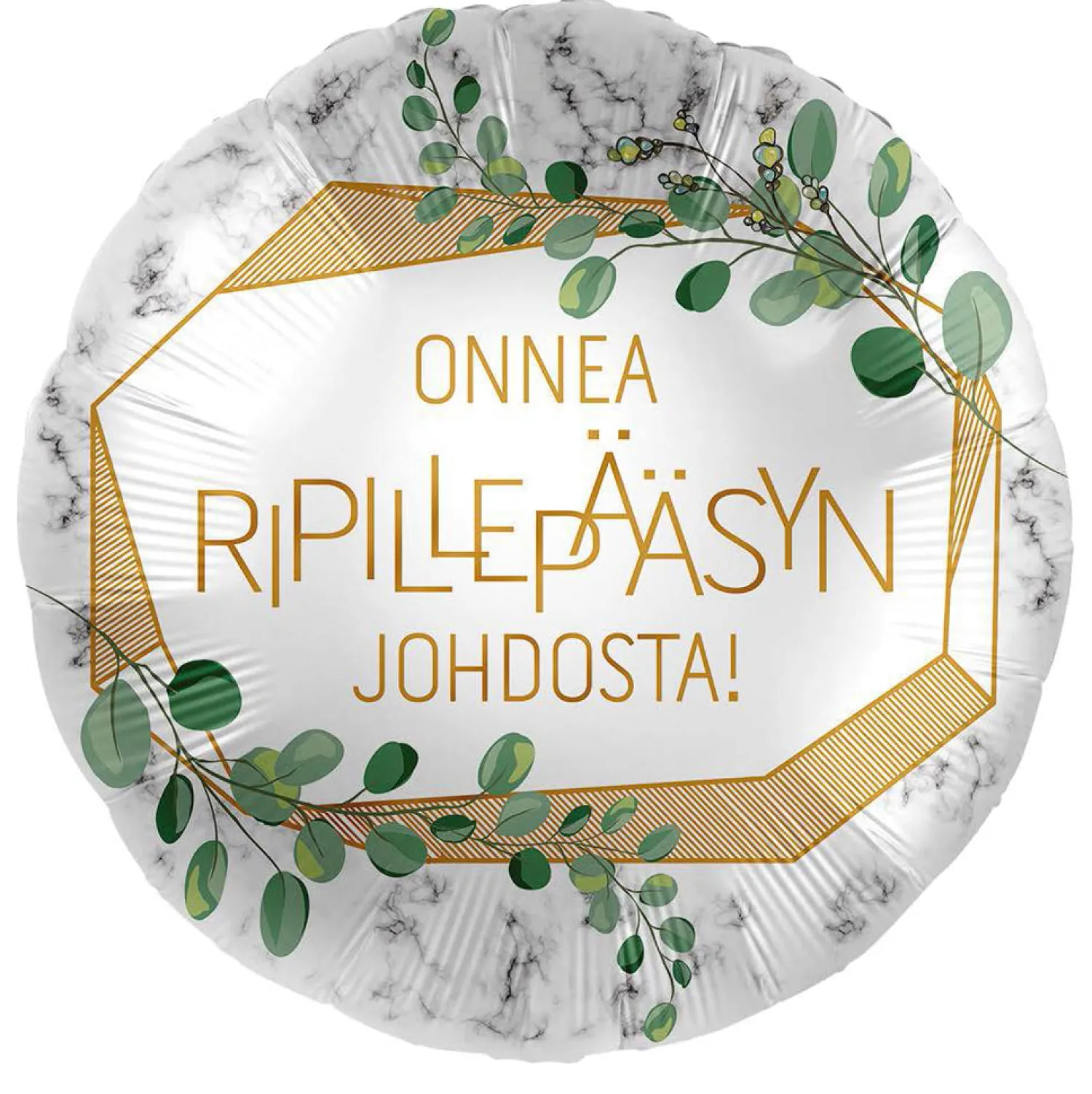 Rippijuhlat|Rippijuhlat>Premioloon Onnea ripillepääsyn johdosta foliopallo