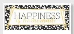 Muut Juhlatarvikkeet|Kortit>Artebene Gmbh Onnittelukortti 21 x 8 cm - Happiness is homemade
