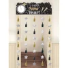 Muut Ripustettavat Koristeet|Lamee- Ja Oviverhot>IV Beck / Amscan Europe GmbH, Dettinger Str. 148, 73230 Kirchheim/Teck, Germany, www.amscan-europe.com Oviverho Happy New Year 195 x 99 cm